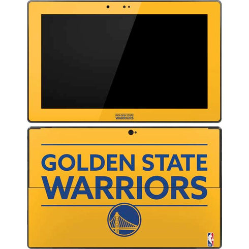 NBA Golden State Warriors Standard - Yellow Surface Pro Tablet Skin